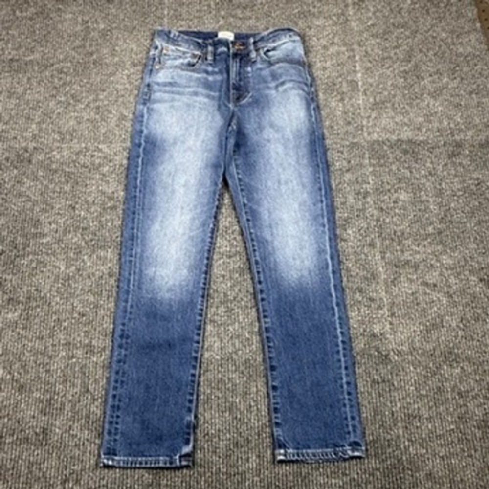 J.Crew Slim Boyfriend Jeans Medium Wash F20281 Womens Size 24 (Actual 27"Waist)
